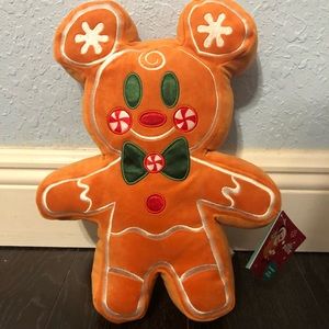 mickey mouse gingerbread man plush